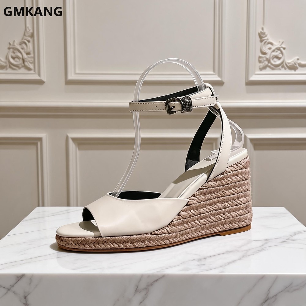 Summer Wedge Heels Sandals Wom - Espadrille Wedge Shoes recension och pris
