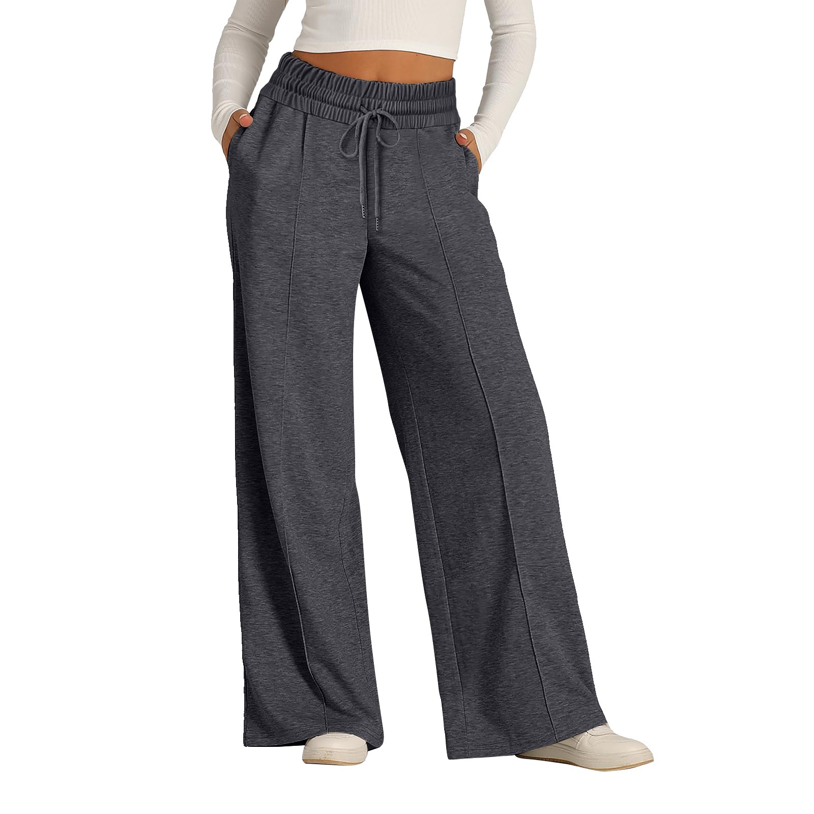 Wide Leg Pants For Women’S Swe - Women Shoes Joggers recension och pris