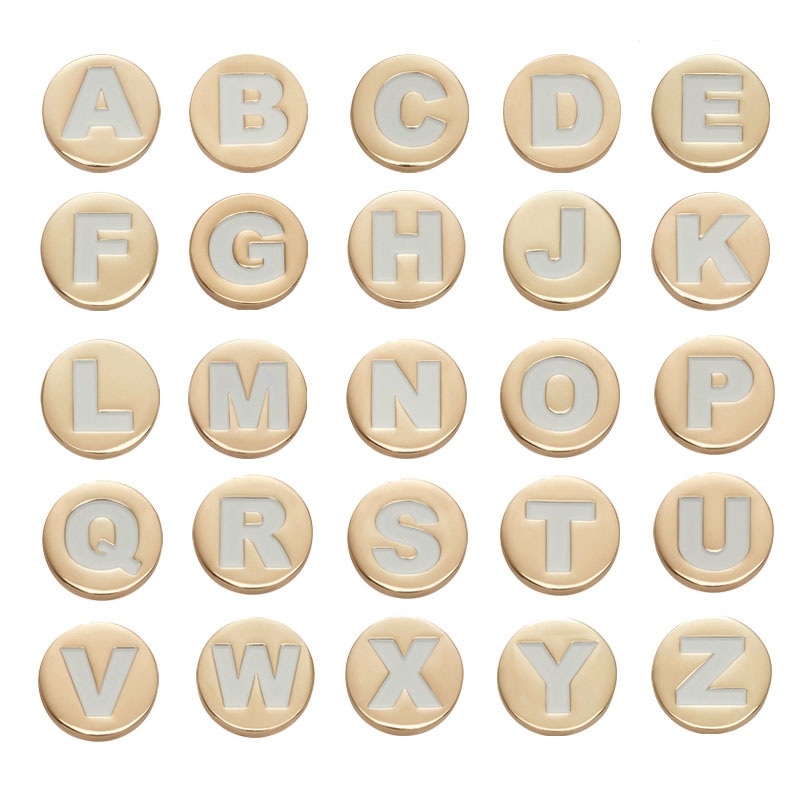 Bling Gold  Letter Shoe Charms - Women'S Shoes Crocs recension och pris