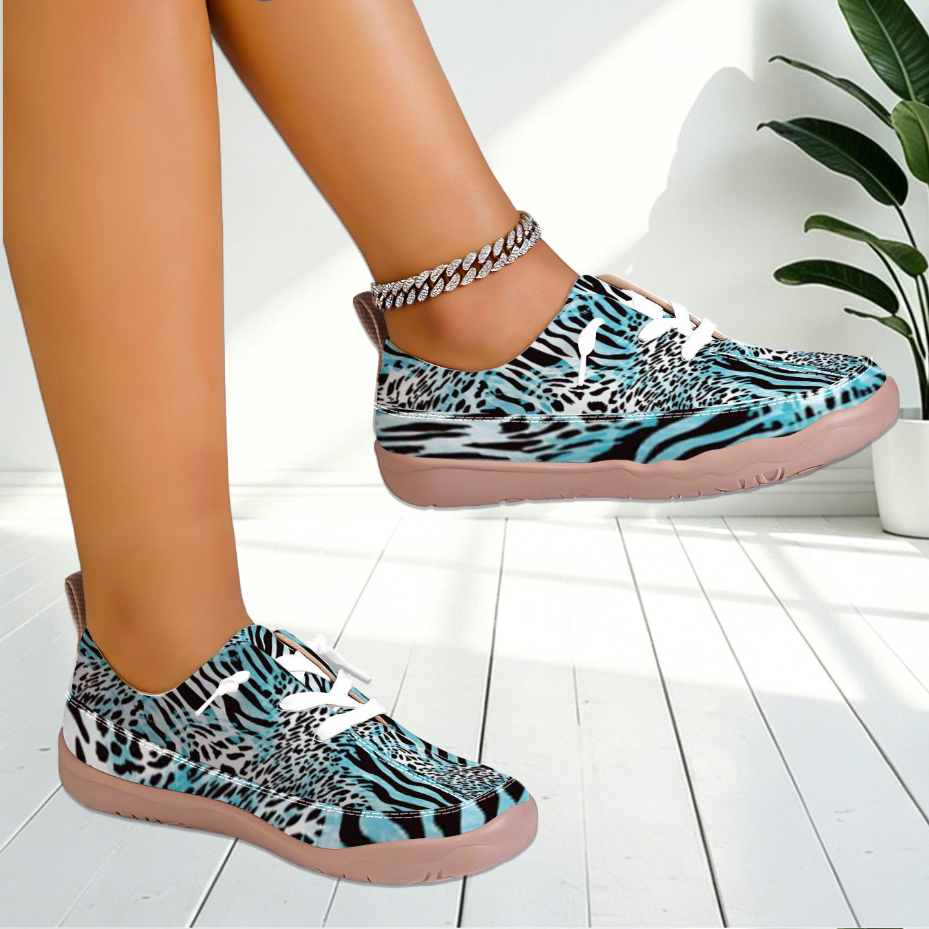 Women Animal Print Low Top Wid - Women'S Shoes Hike recension och pris