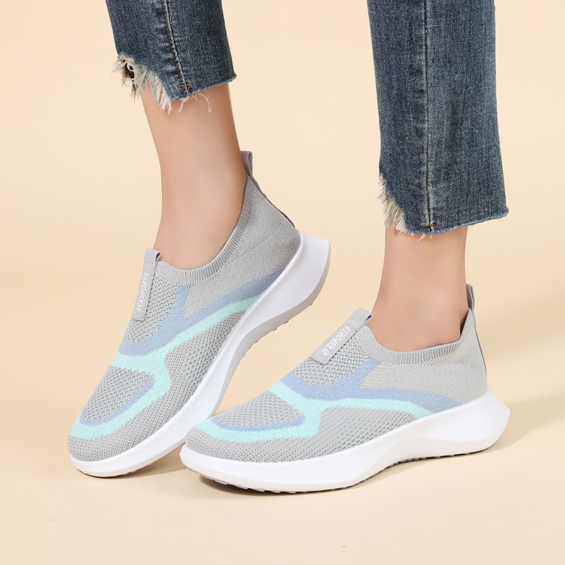 Women Mesh Knit Slip-On Traine - Women Shoes Qc recension och pris