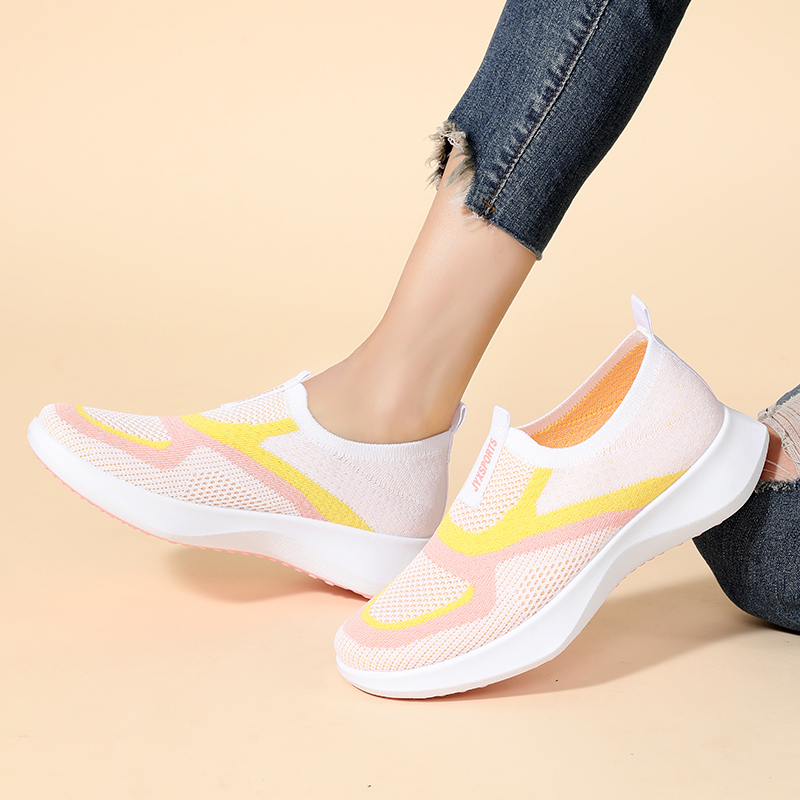 Women Mesh Knit Slip-On Traine - Women Shoes Qc recension och pris