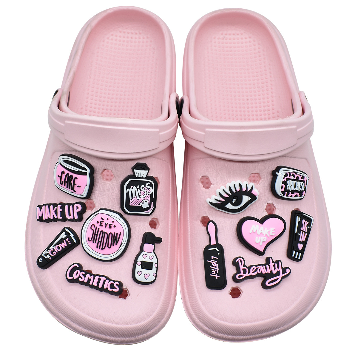 Pink Beauty Makeup Shoe Charms - Women'S Shoes Crocs recension och pris