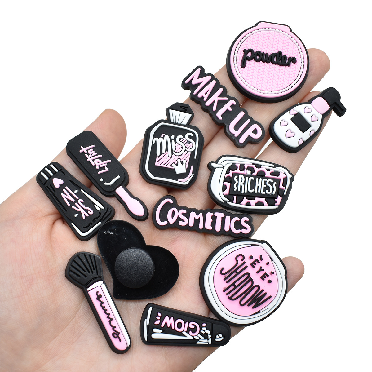 Pink Beauty Makeup Shoe Charms - Women'S Shoes Crocs recension och pris
