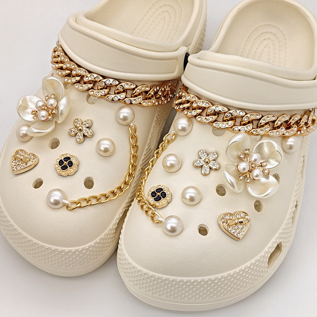 Floral Pearl Shoe Charms for C - Women'S Shoes Crocs recension och pris