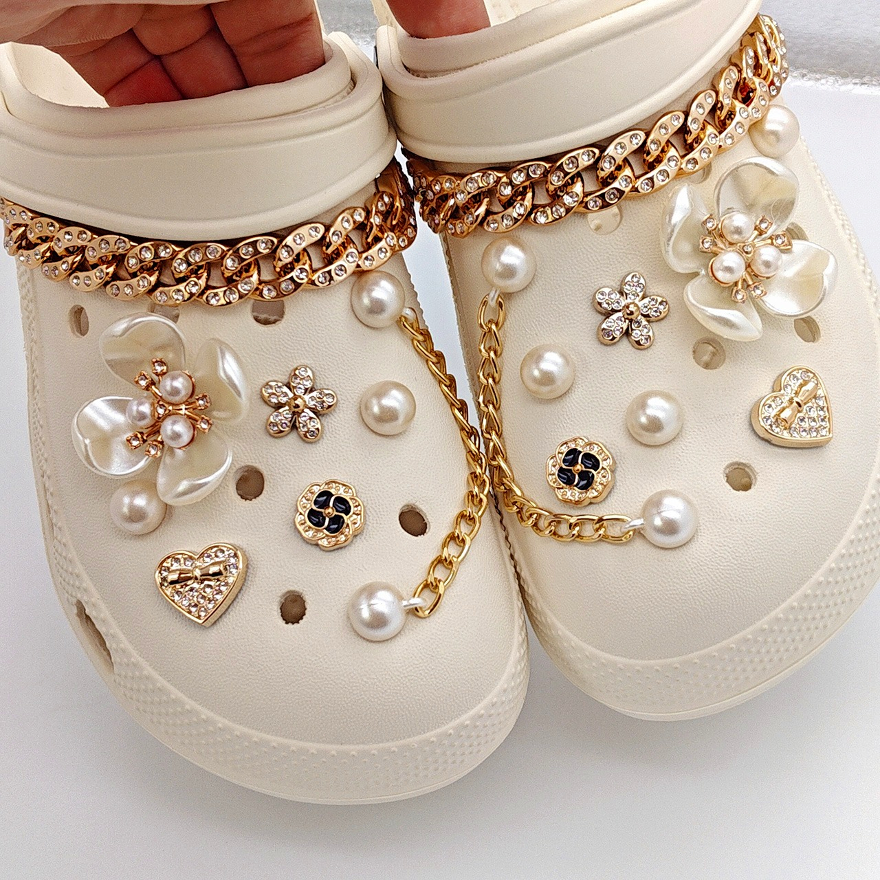 Floral Pearl Shoe Charms for C - Women'S Shoes Crocs recension och pris