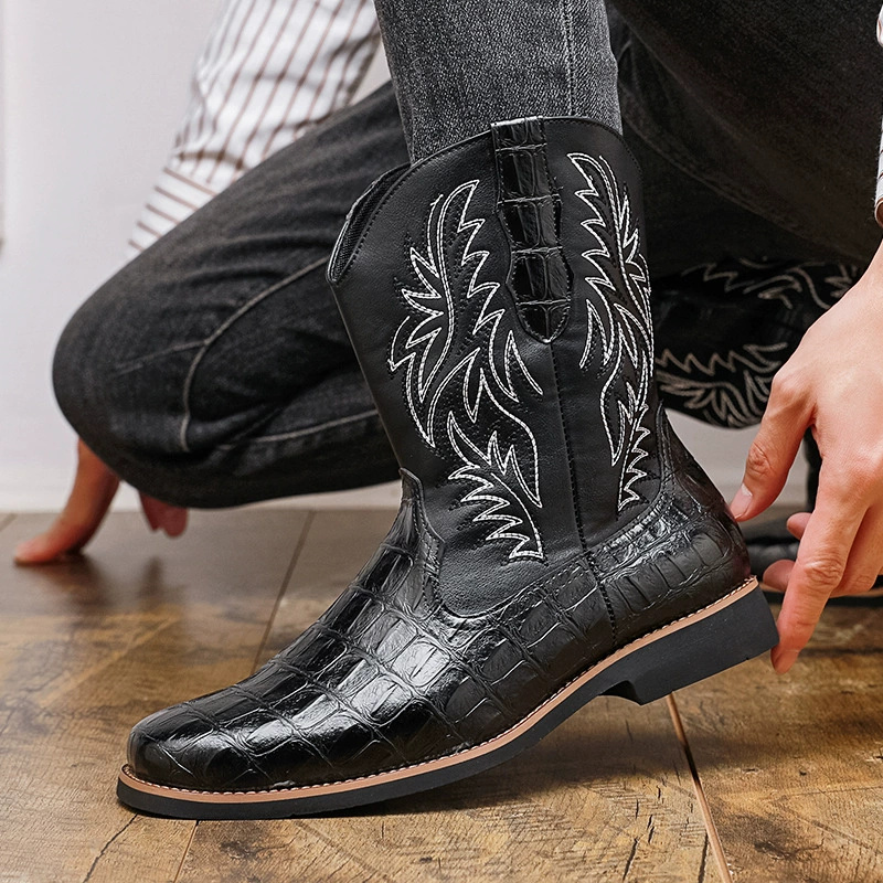 Men's Croc-Embossed Western Co - Women'S Shoes Crocs recension och pris
