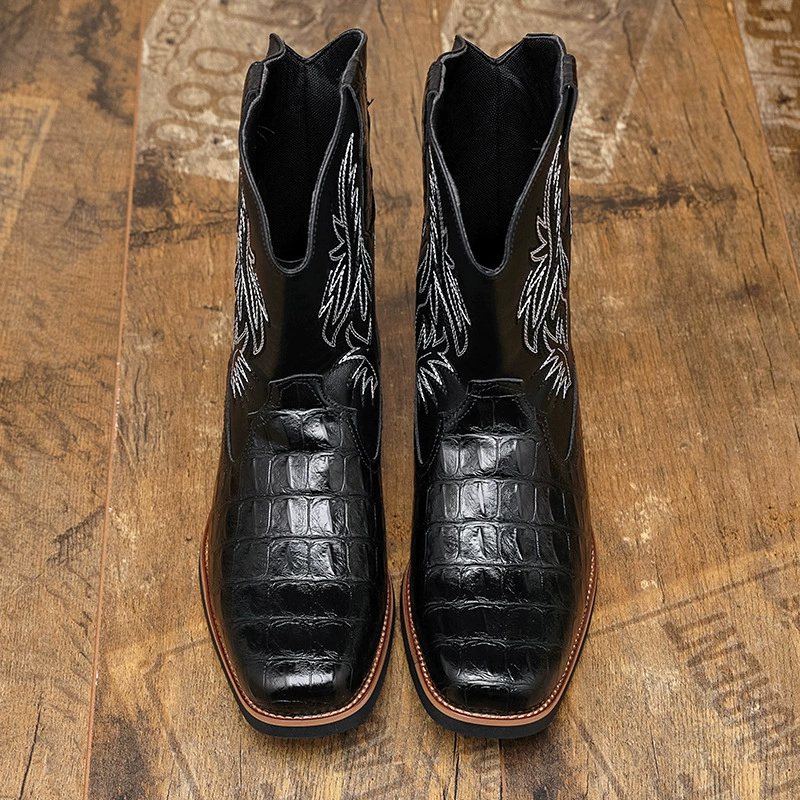 Men's Croc-Embossed Western Co - Women'S Shoes Crocs recension och pris
