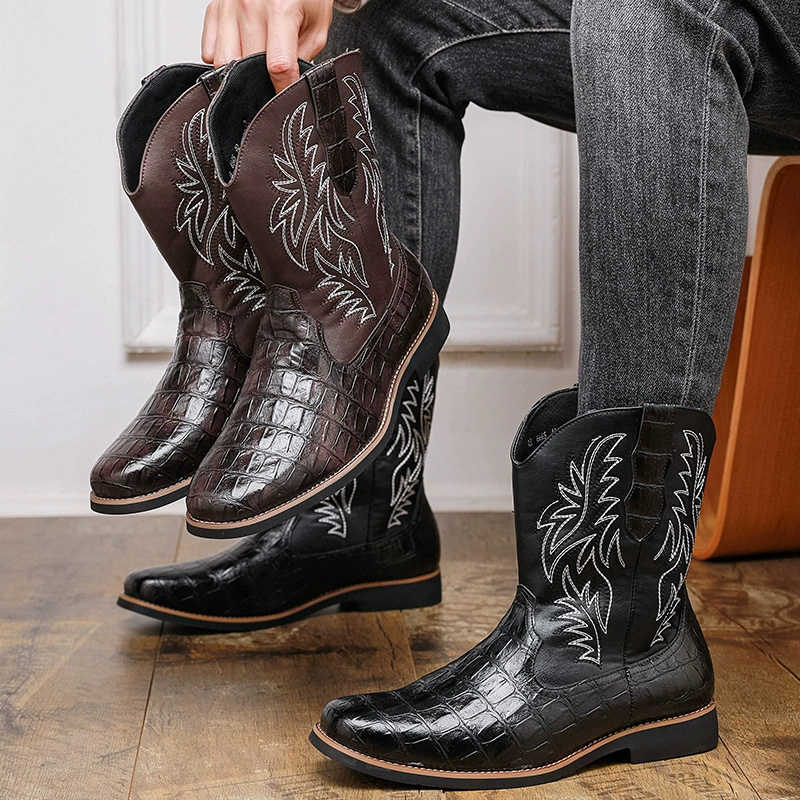 Men's Croc-Embossed Western Co - Women'S Shoes Crocs recension och pris