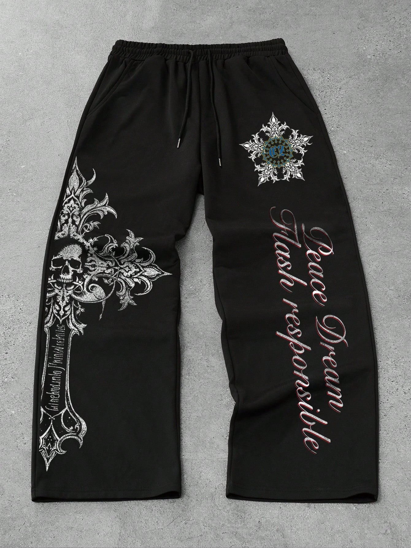 Gothic Punk Vintage Streetwear - Women Shoes Joggers recension och pris